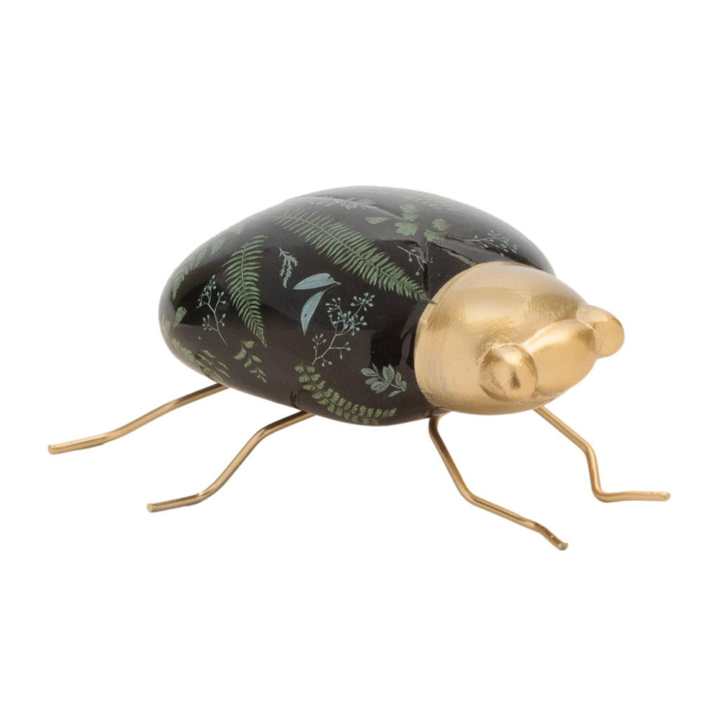 Ceramic Insect with Fern Print (Set of 2)