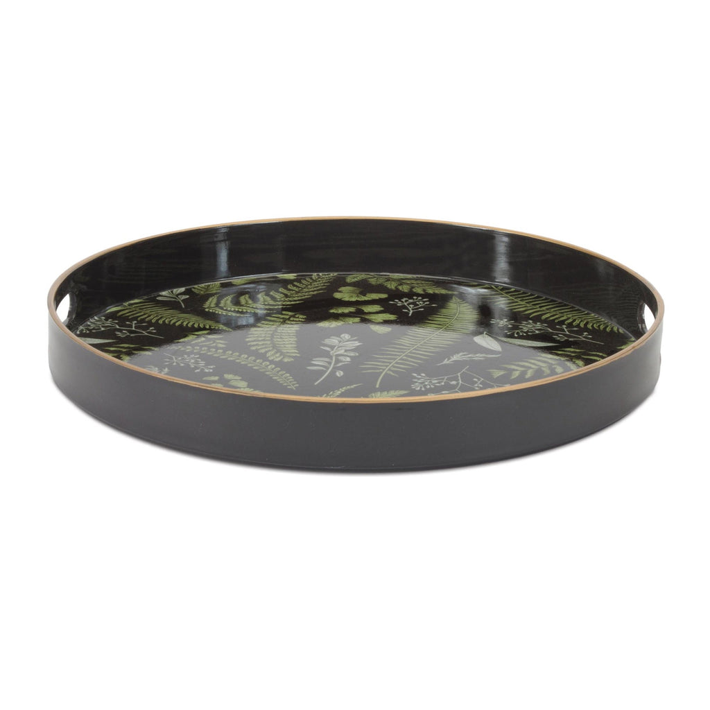Botanical Fern Tray 13.5"D