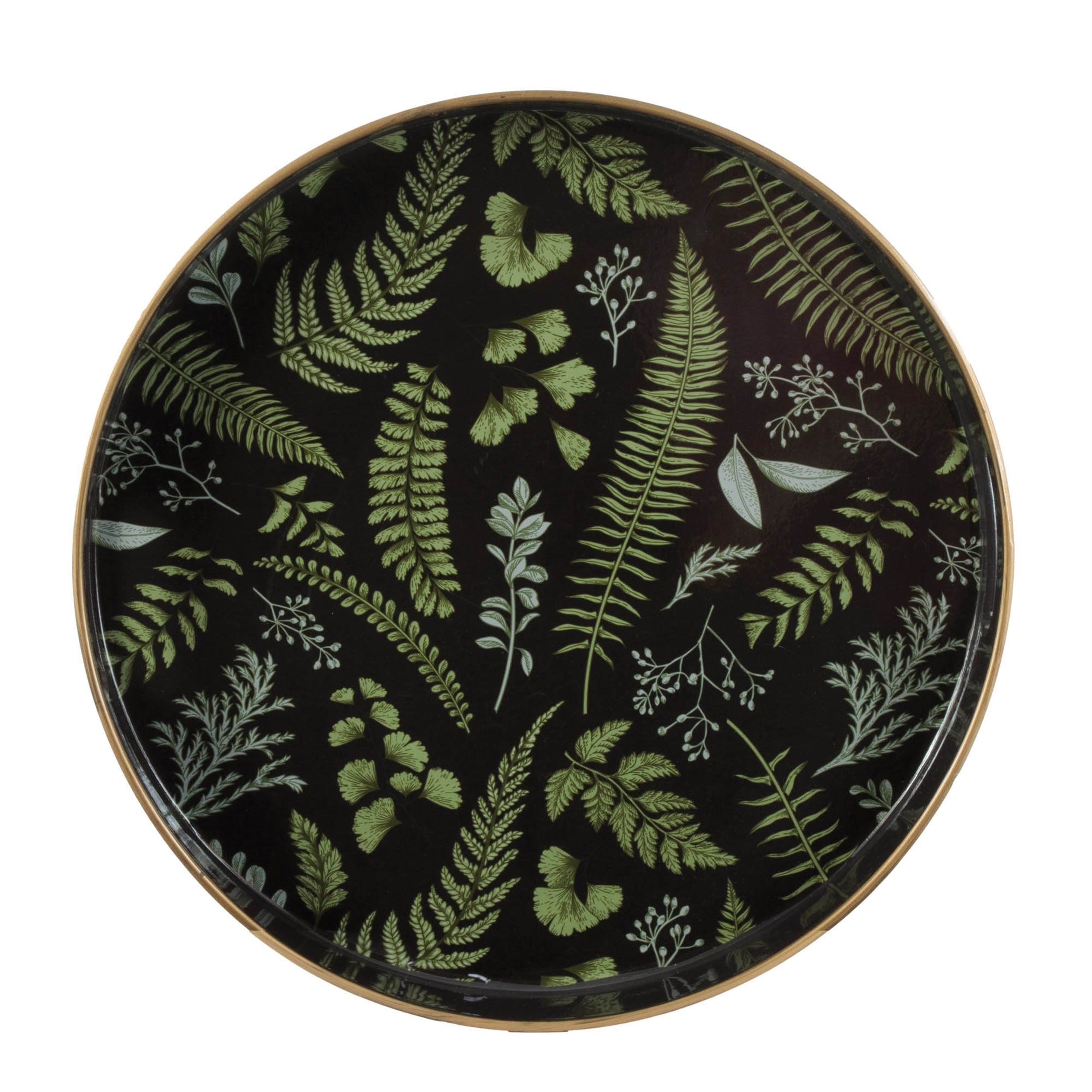 Botanical Fern Tray 13.5"D