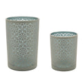 Geometric Patterned Candle Holder (Set of 3)