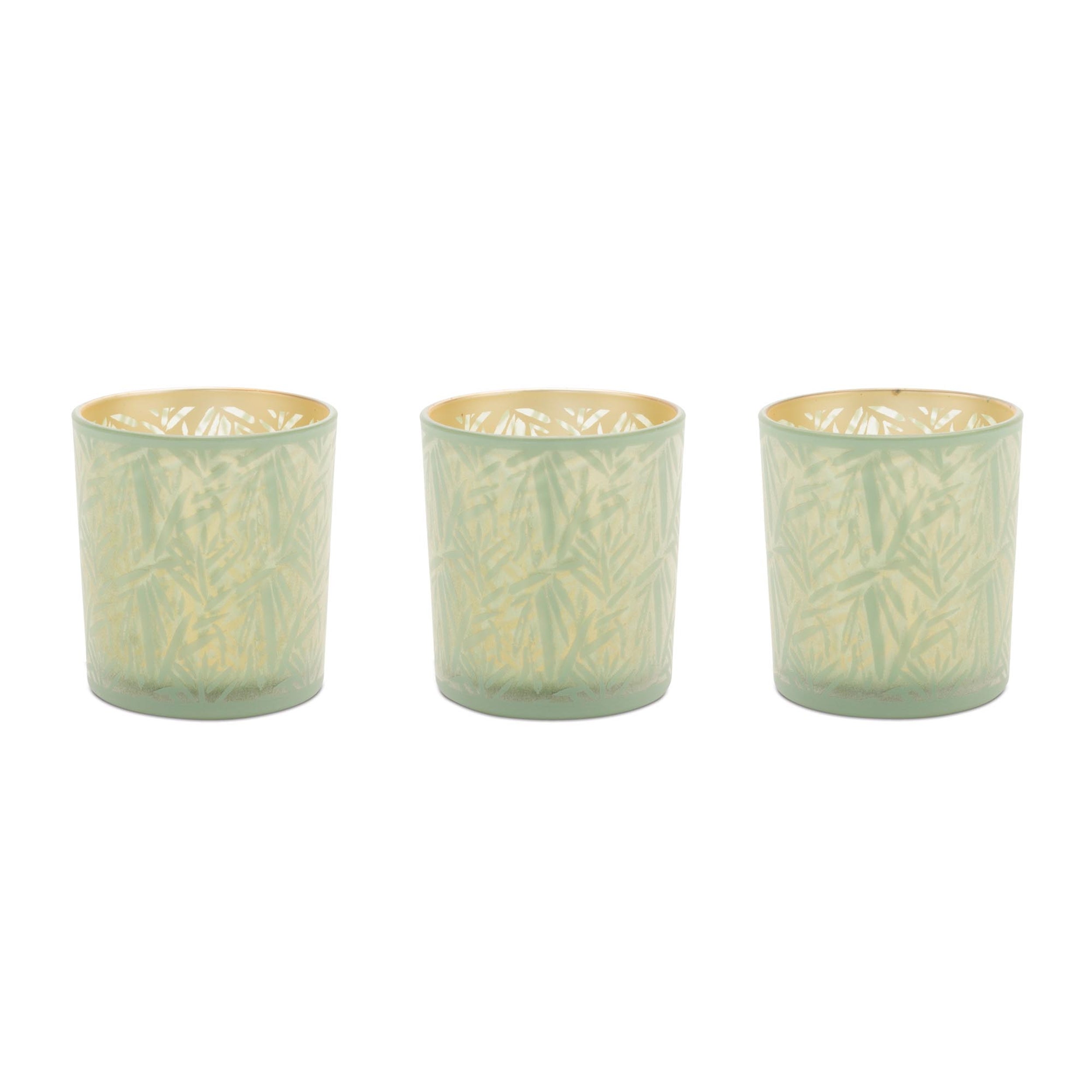 Tropical Patterned Votive Holder (Set of 3)
