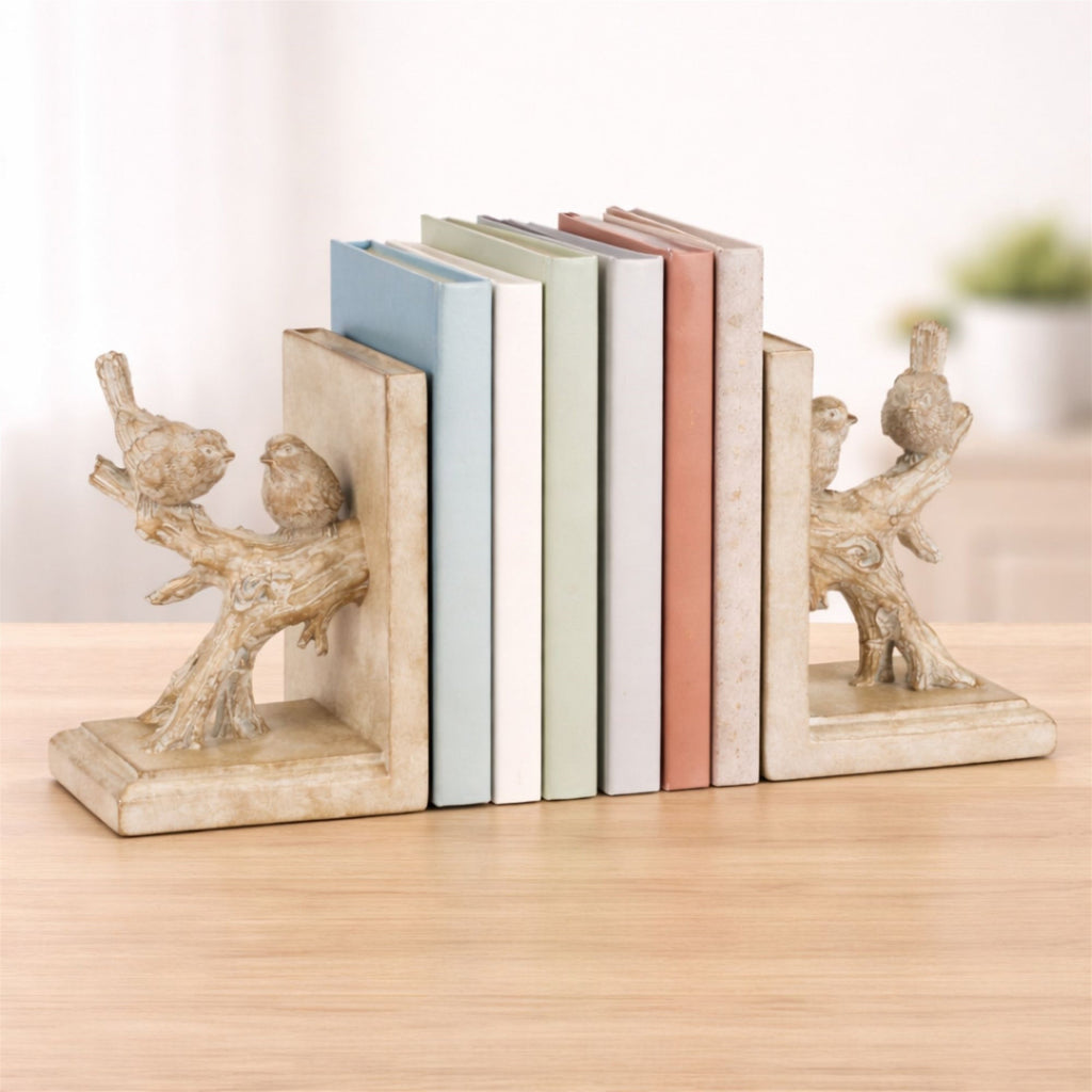 Bird on Branch Bookends (Set of 2)
