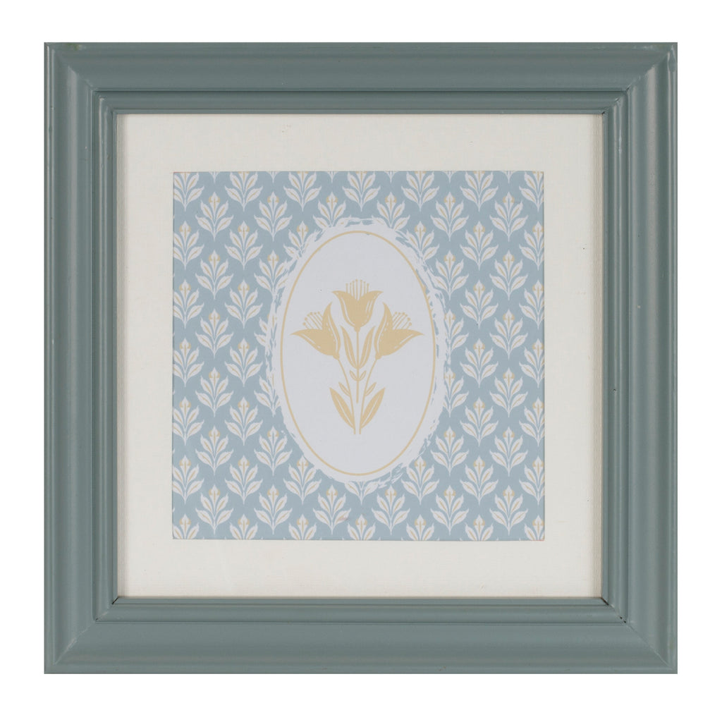 Framed Floral Wall Print (Set of 2)