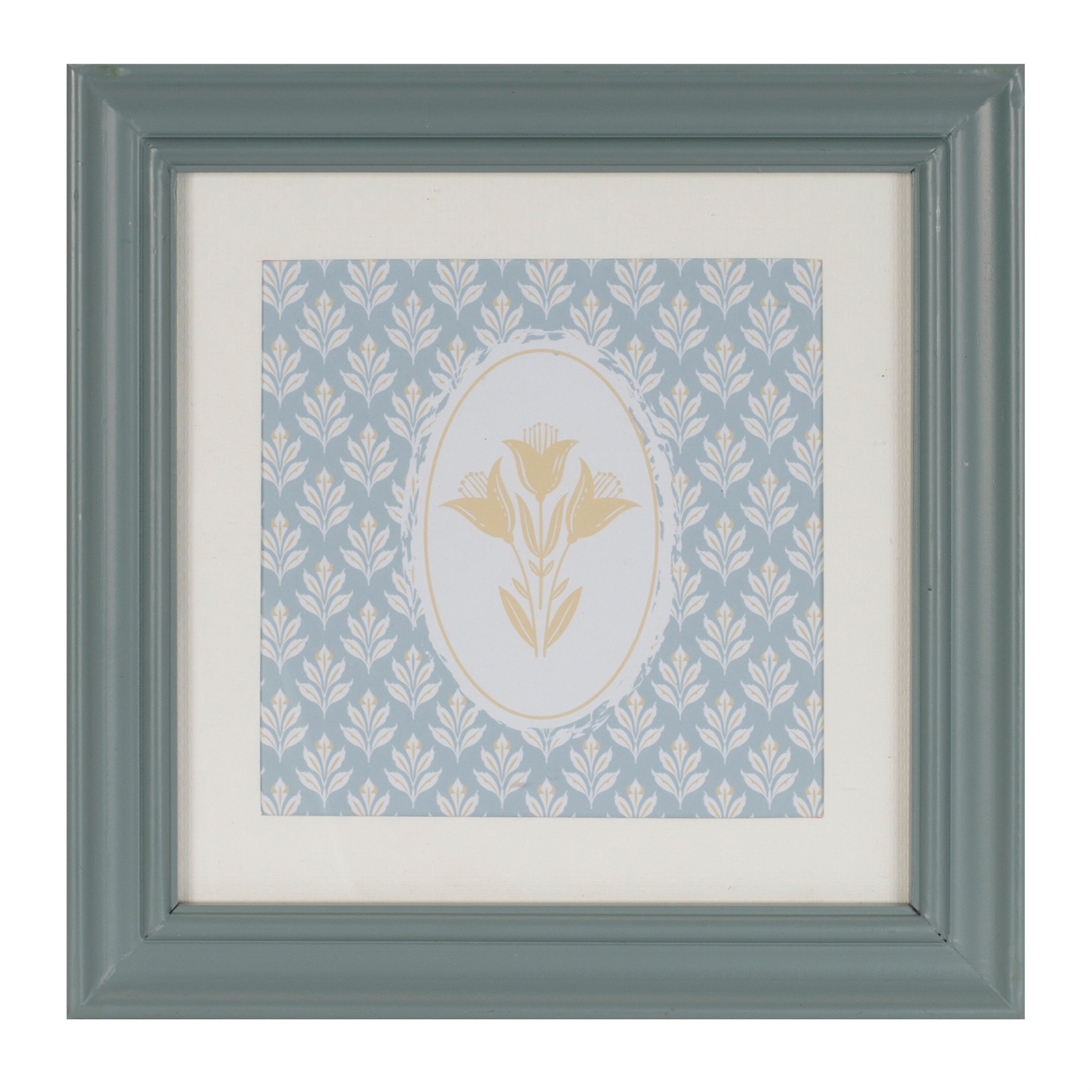 Framed Floral Wall Print (Set of 2)