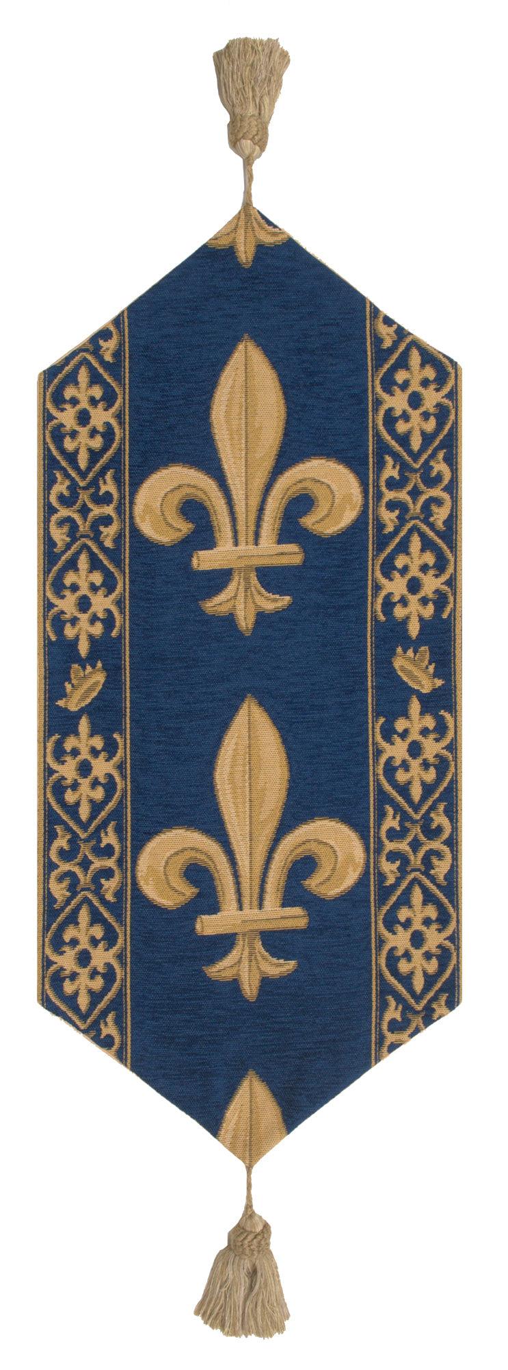 Fleur De Lys Red VII European Table Runners