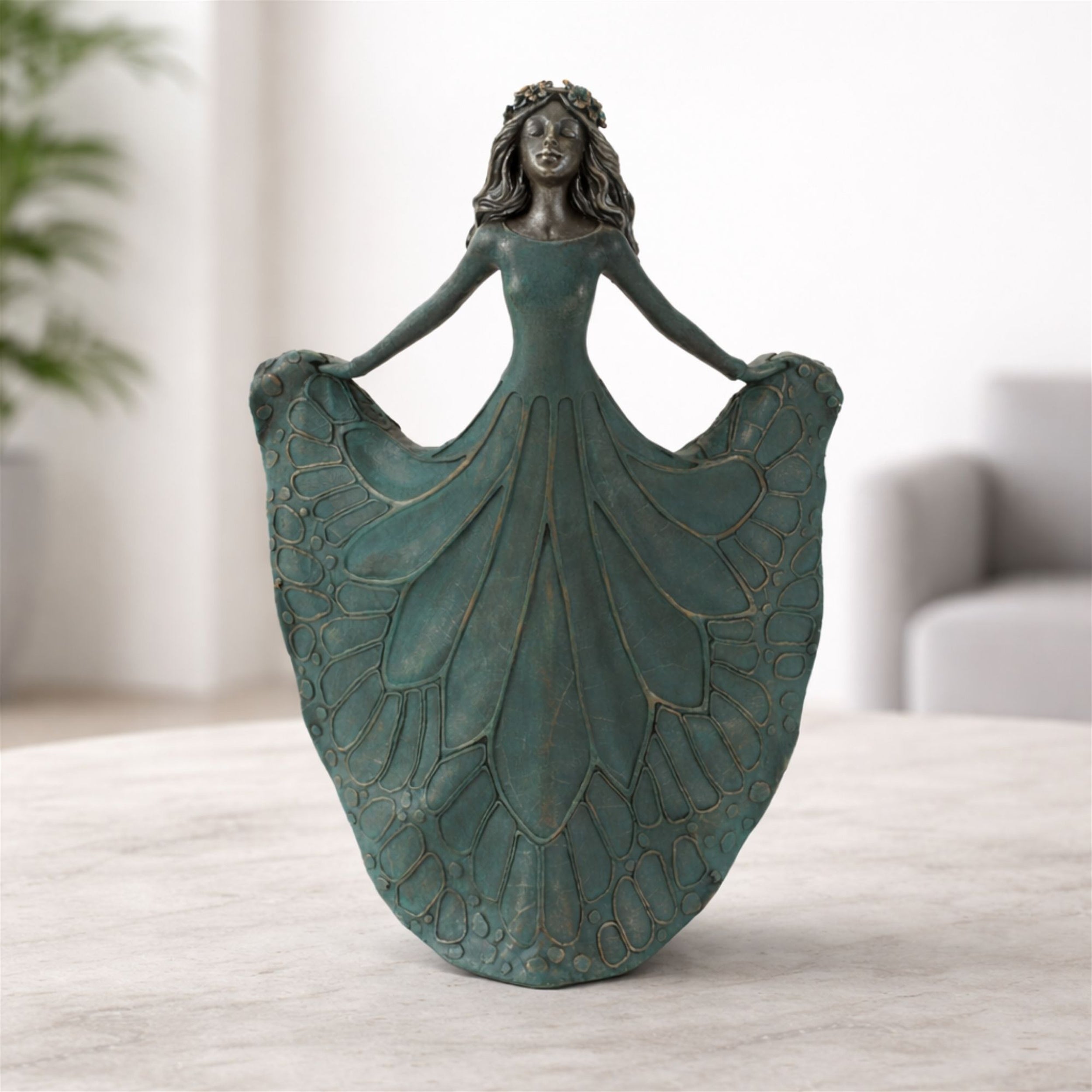 Butterfly Wing Fairy Figurine 12.75"H