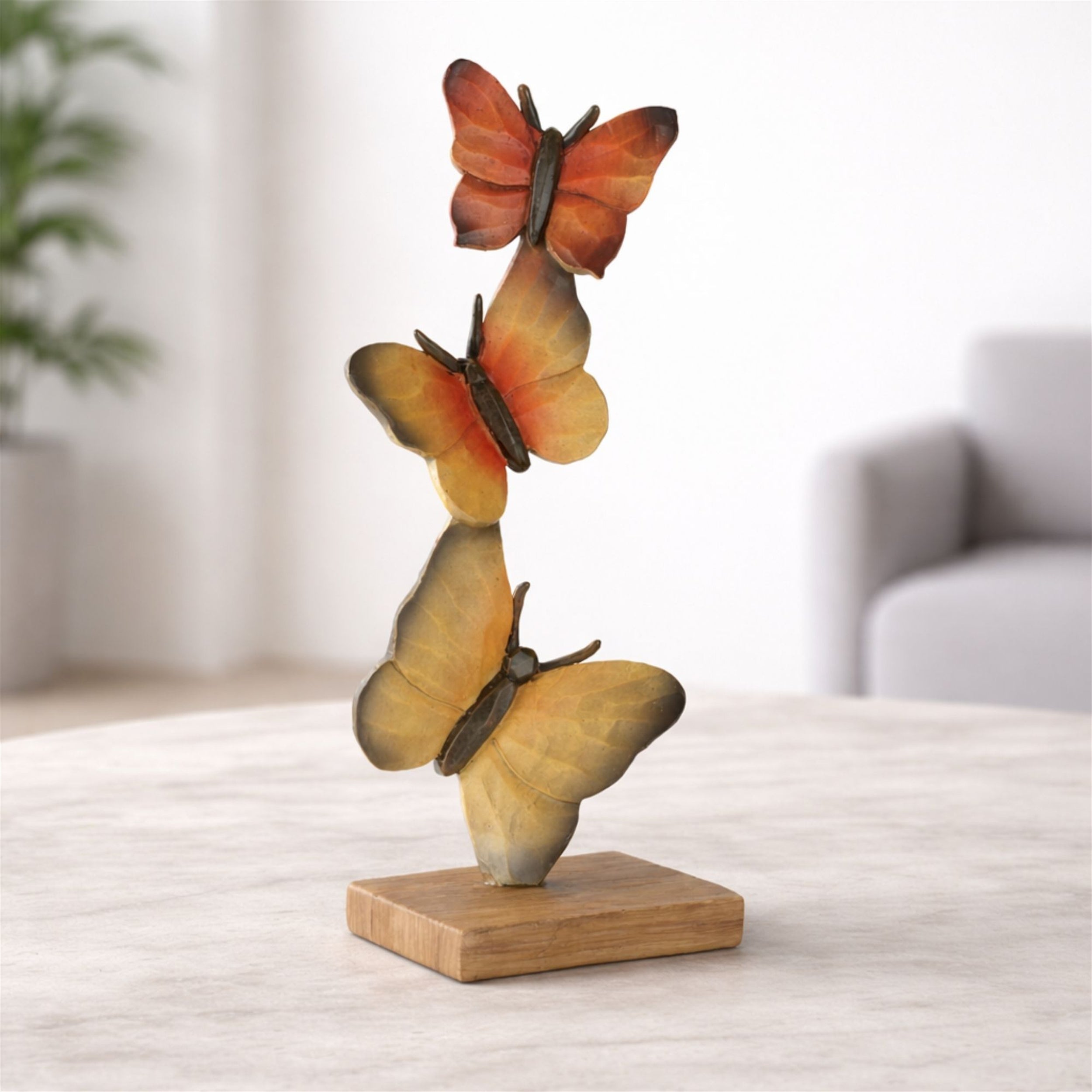 Amber Gradient Butterfly Stack (Set of 2)