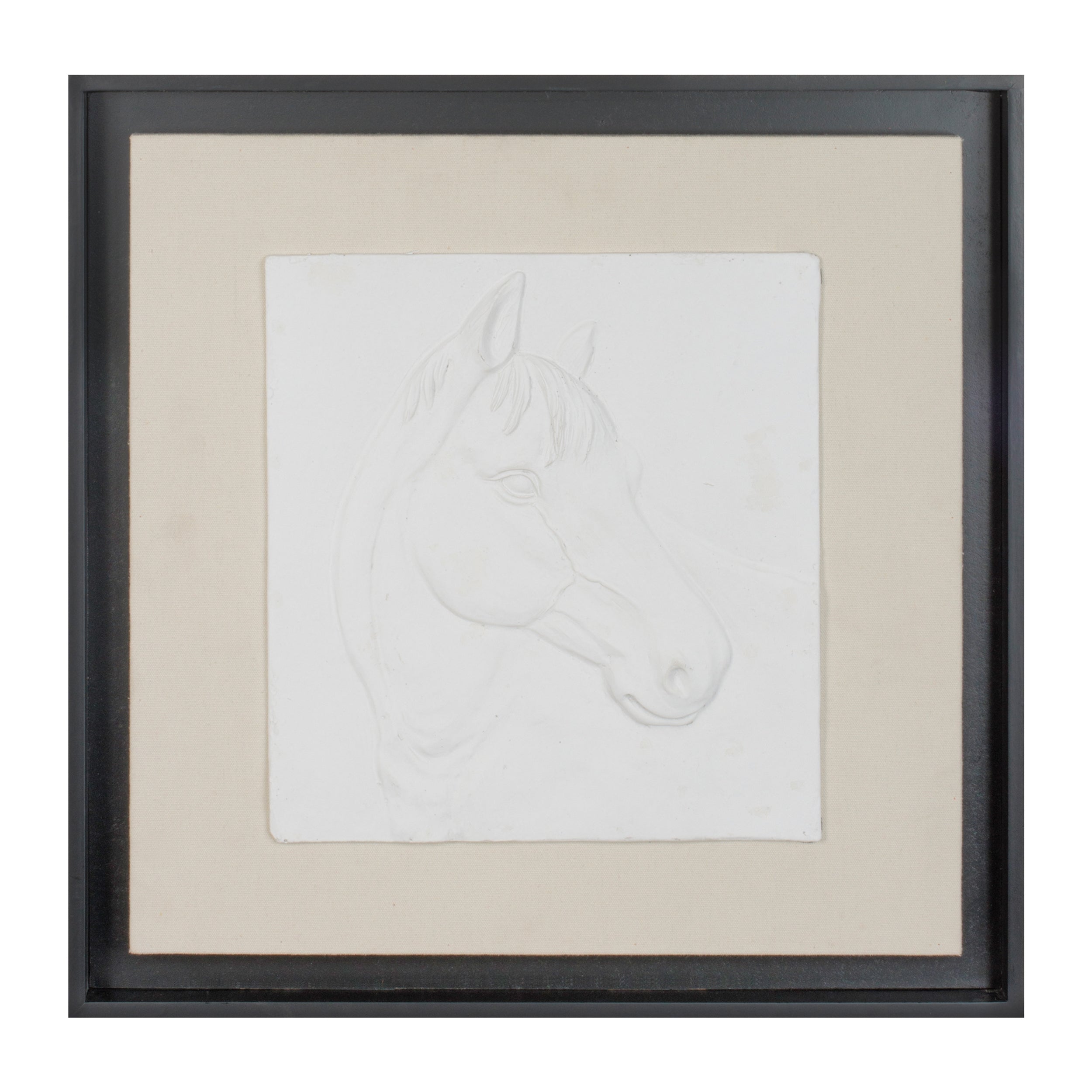 Framed Horse Wall Plaque (Set of 2)