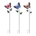 Iron Butterfly Garden Stake (Set of 3)