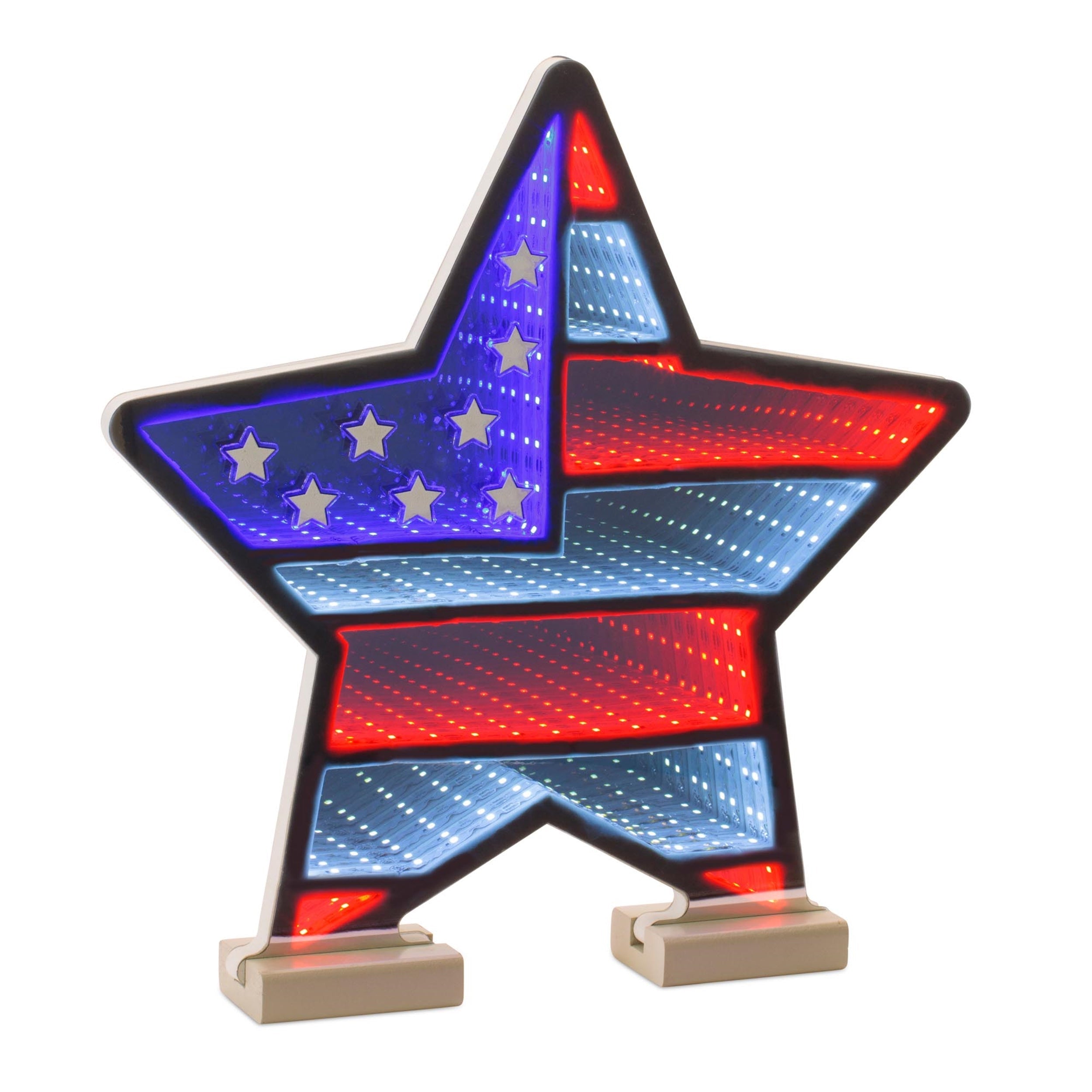 Americana Flag Star Ekkolight 13.5"H