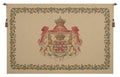 Lion Crest Beige Medium European Tapestry
