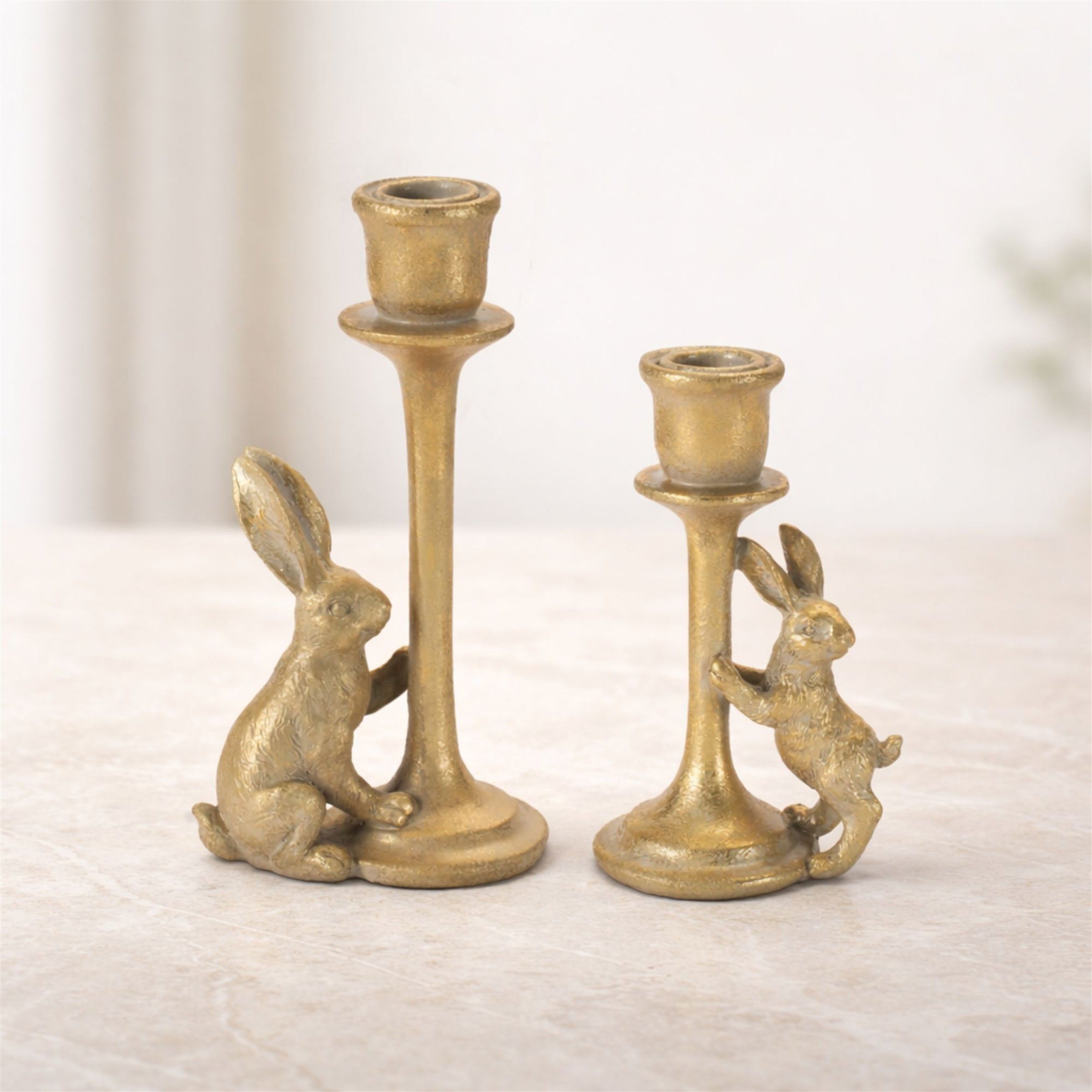 Rabbit Taper Candle Holder (Set of 4)