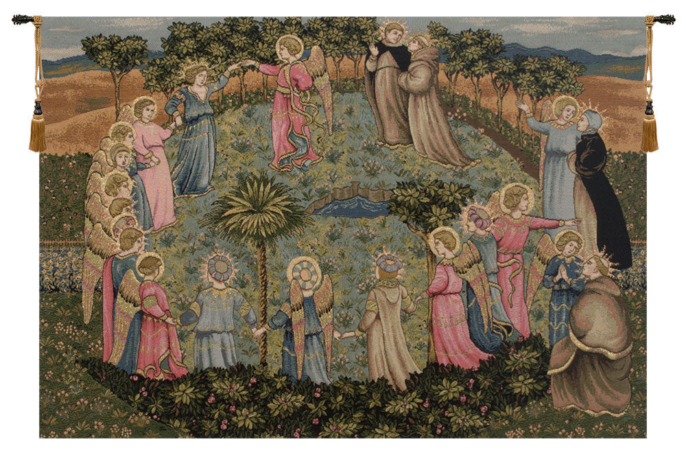 Roundance of Saints Italian Tapestry