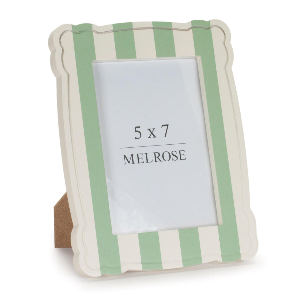 Striped Scalloped Photo Frame (Set of 2)