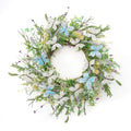 Mixed Foliage and Butterfly Wreath 24 Inch