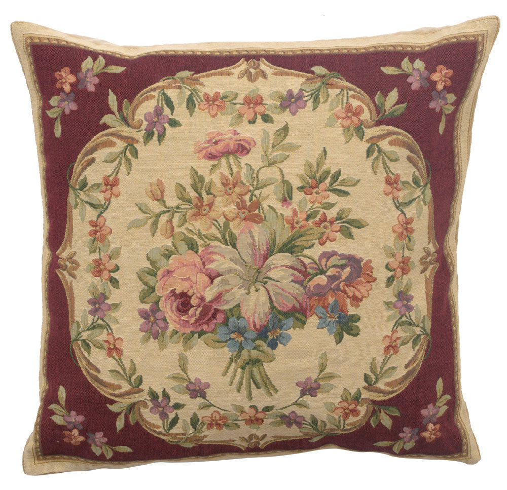 Bouquet Floral Red European Cushion Covers