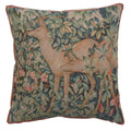 Two Does In A Forest Large French Cushion