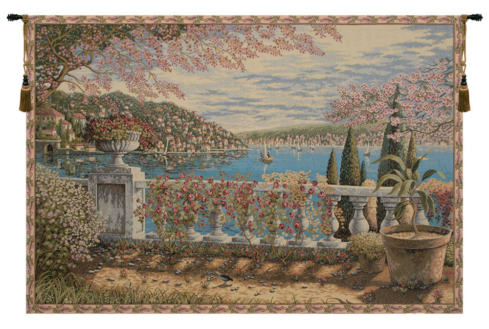 Giardino Sul Lago Italian Tapestry