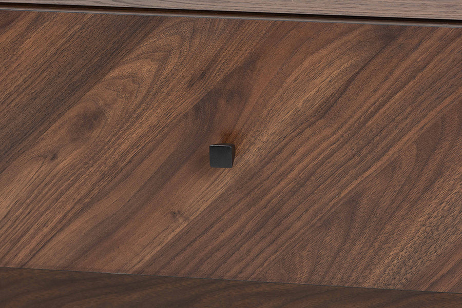Baxton Studio Hartman Mid-Century Modern Walnut Brown Finished Wood Coffee Table