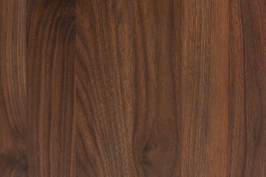 Baxton Studio Hartman Mid-Century Modern Walnut Brown Finished Wood Storage Cabinet