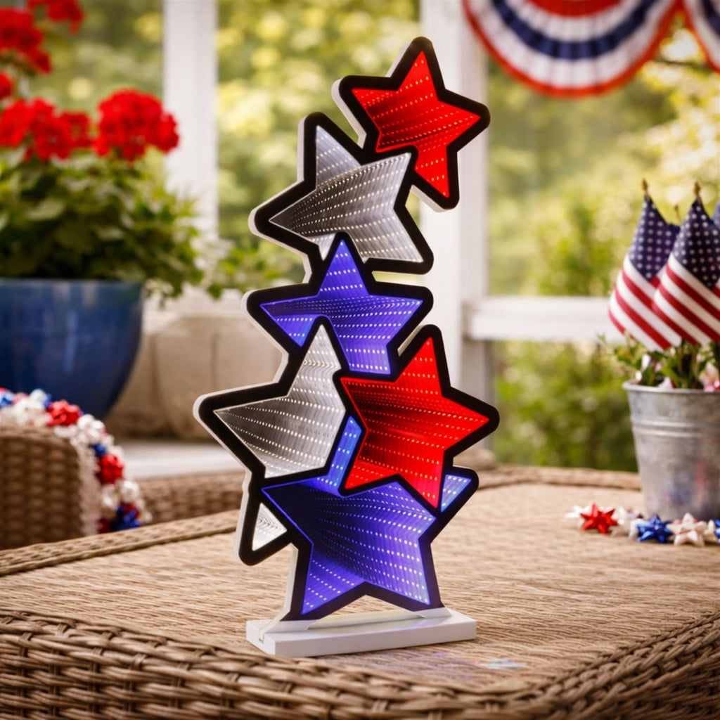 Americana Star Stack 23.5"H