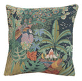 Jungle and Two Birds French Cushion