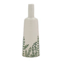 Botanical Stoneware Vase 13"H