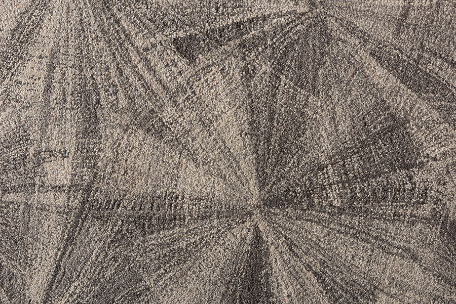 Baxton Studio Barret Modern and Contemporary Grey Hand-Tufted Wool Area Rug