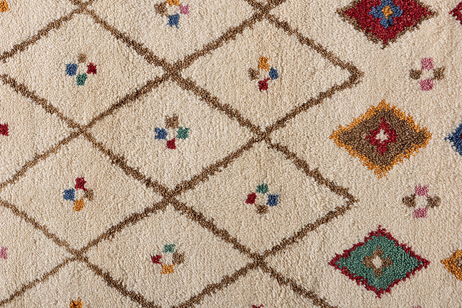 Baxton Studio Cremono Modern and Contemporary Multi-Colored Hand-Tufted Wool Area Rug