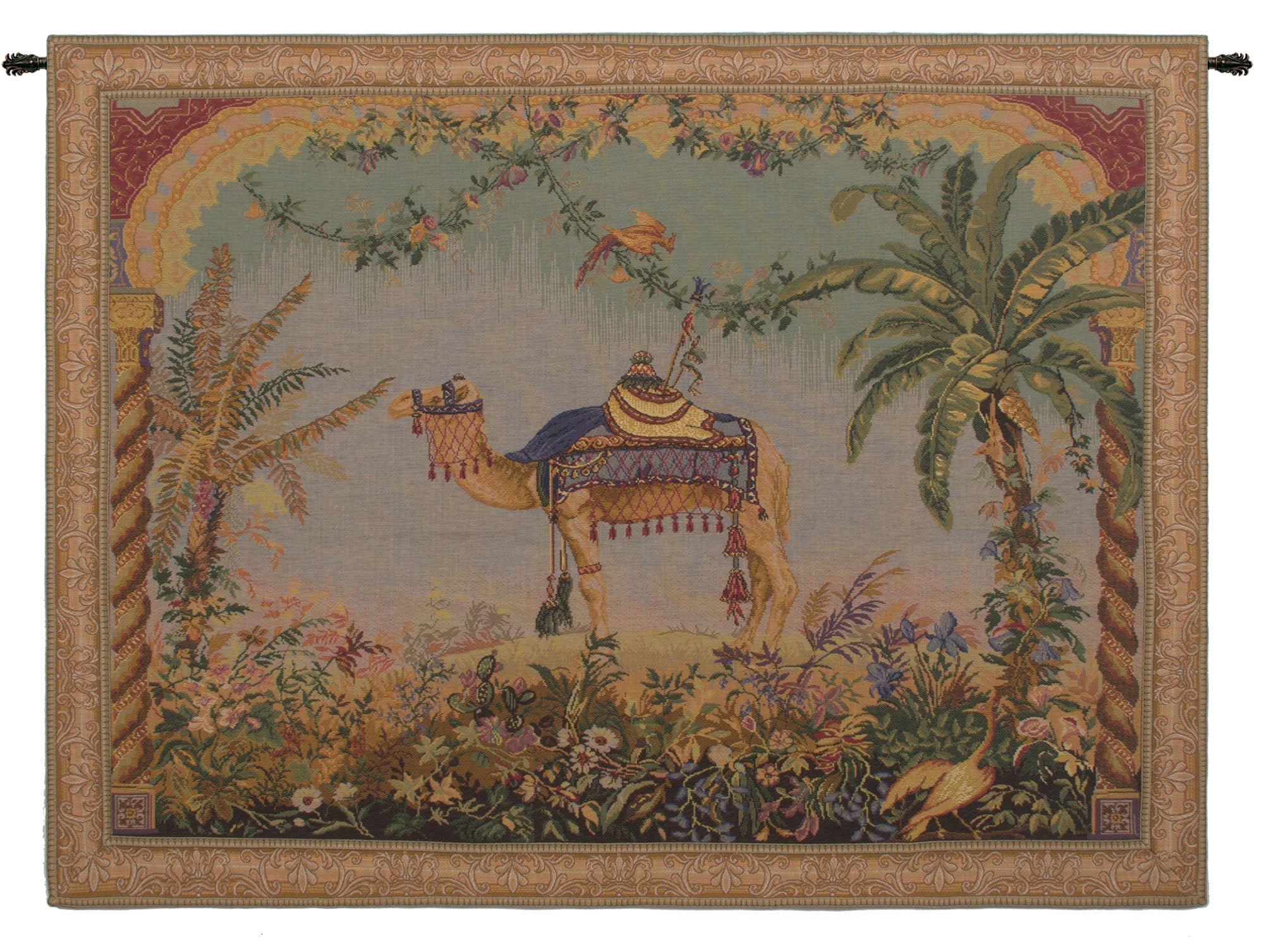 The Camel Large with Border French Tapestry