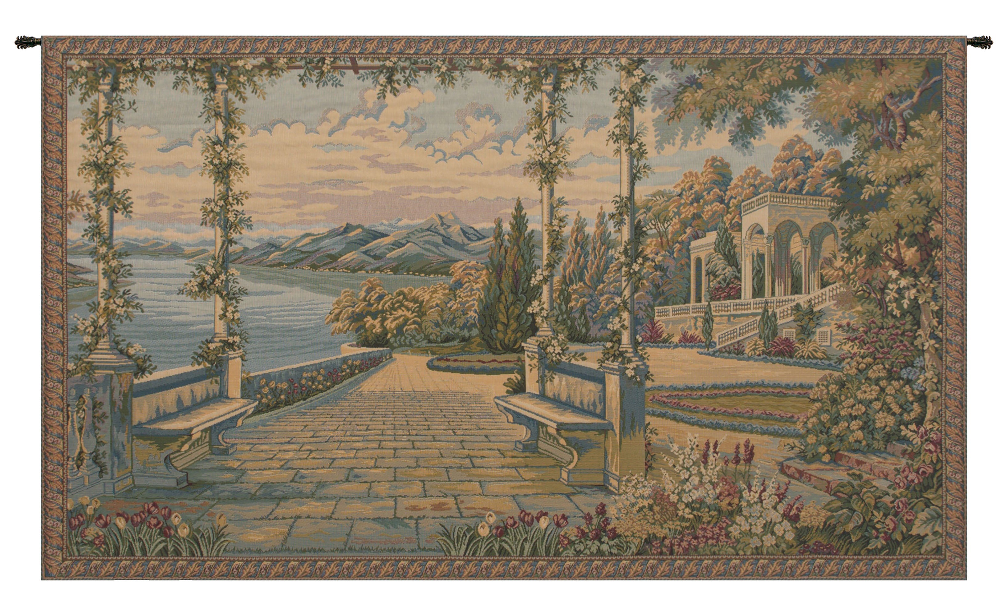 Lago Di Como II Italian Tapestry