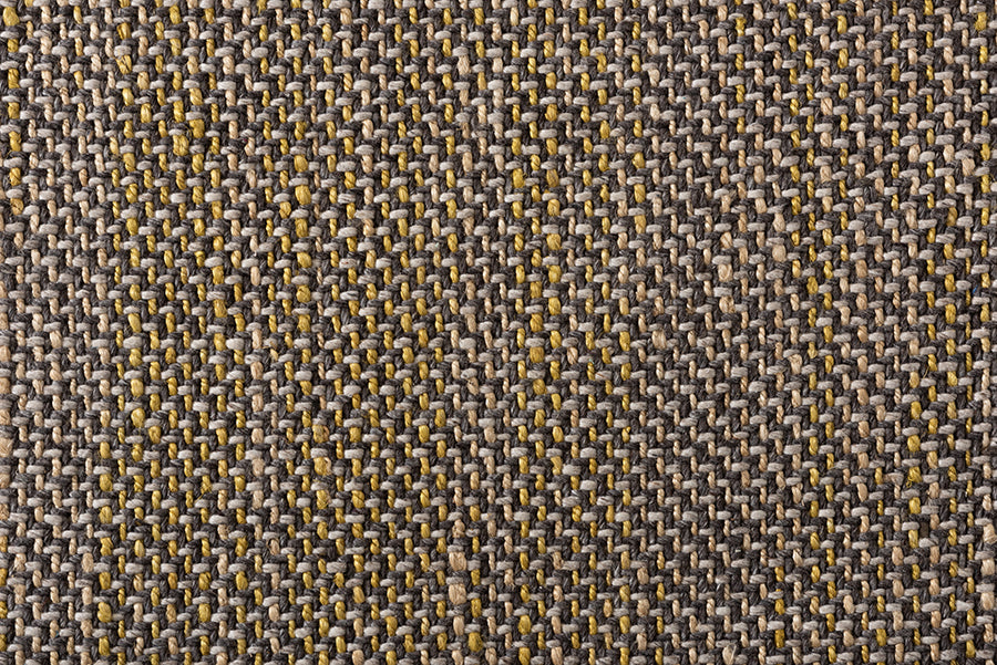 Baxton Studio Nurten Modern and Contemporary Yellow and Grey Handwoven Hemp Blend Area Rug