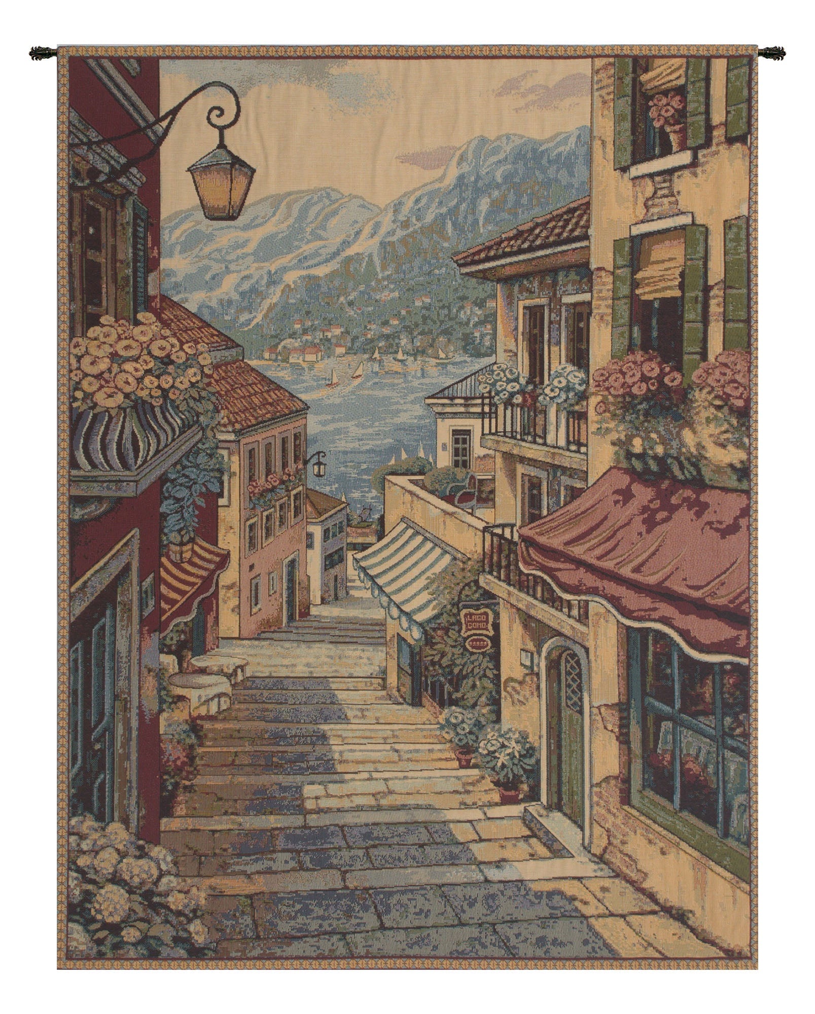 Bellagio Scalinata Italian Tapestry