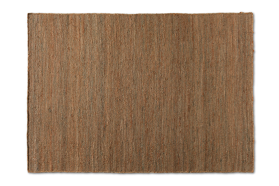 Baxton Studio Flamings Modern and Contemporary Brick Handwoven Hemp Area Rug