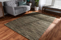 Baxton Studio Shiro Modern and Contemporary Beige and Black Handwoven Hemp Area Rug