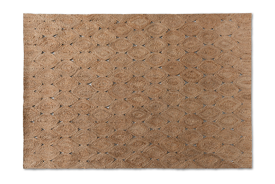 Baxton Studio Addis Modern and Contemporary Handwoven Hemp Area Rug