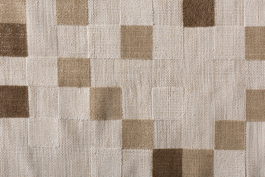 Baxton Studio Barbon Modern and Contemporary Ivory and Beige Handwoven PET Yarn Indoor and Outdoor Area Rug