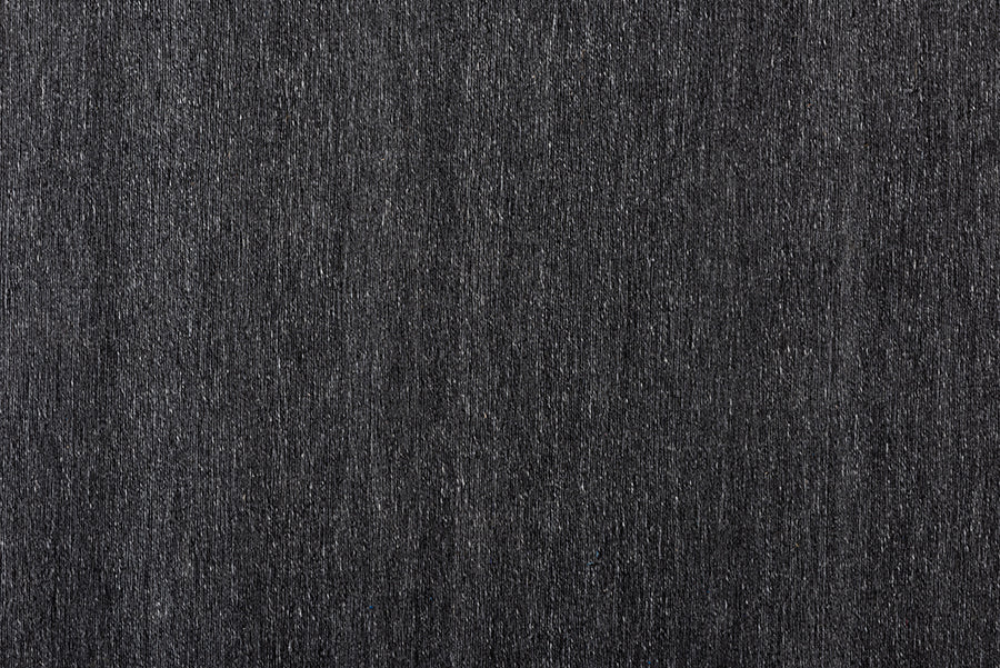 Baxton Studio Dalston Modern and Contemporary Dark Grey and Black Handwoven Wool Blend Area Rug