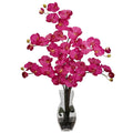 Phalaenopsis w/Vase Silk Flower Arrangement