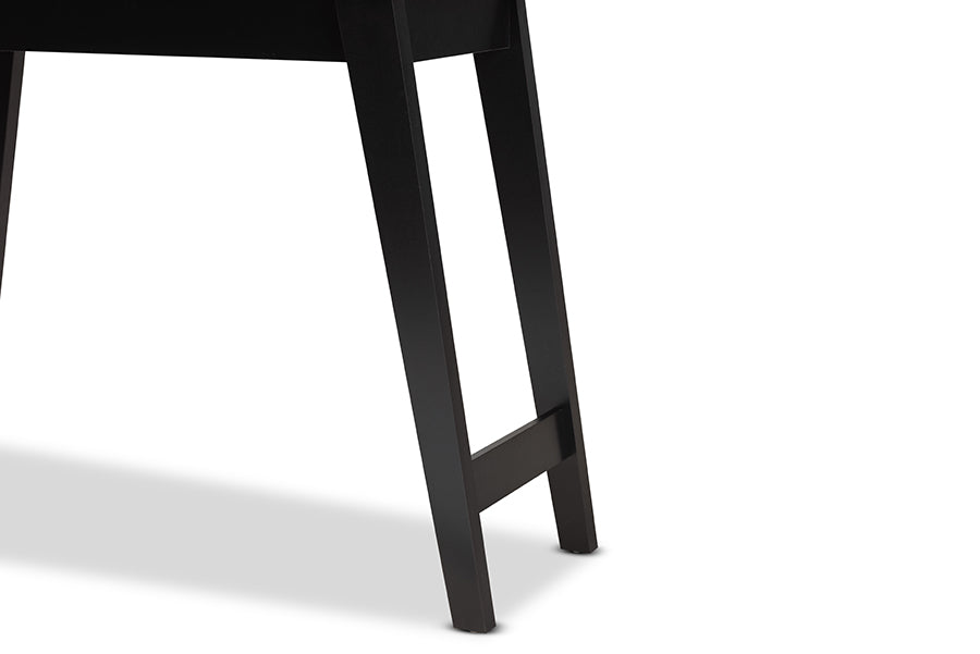 Baxton Studio Wales Modern and Contemporary Light Brown Finished Wood 1-Drawer Console Table