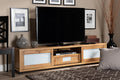 Baxton Studio Gerhardine Modern and Contemporary Oak Brown Finished Wood 1-Drawer TV Stand
