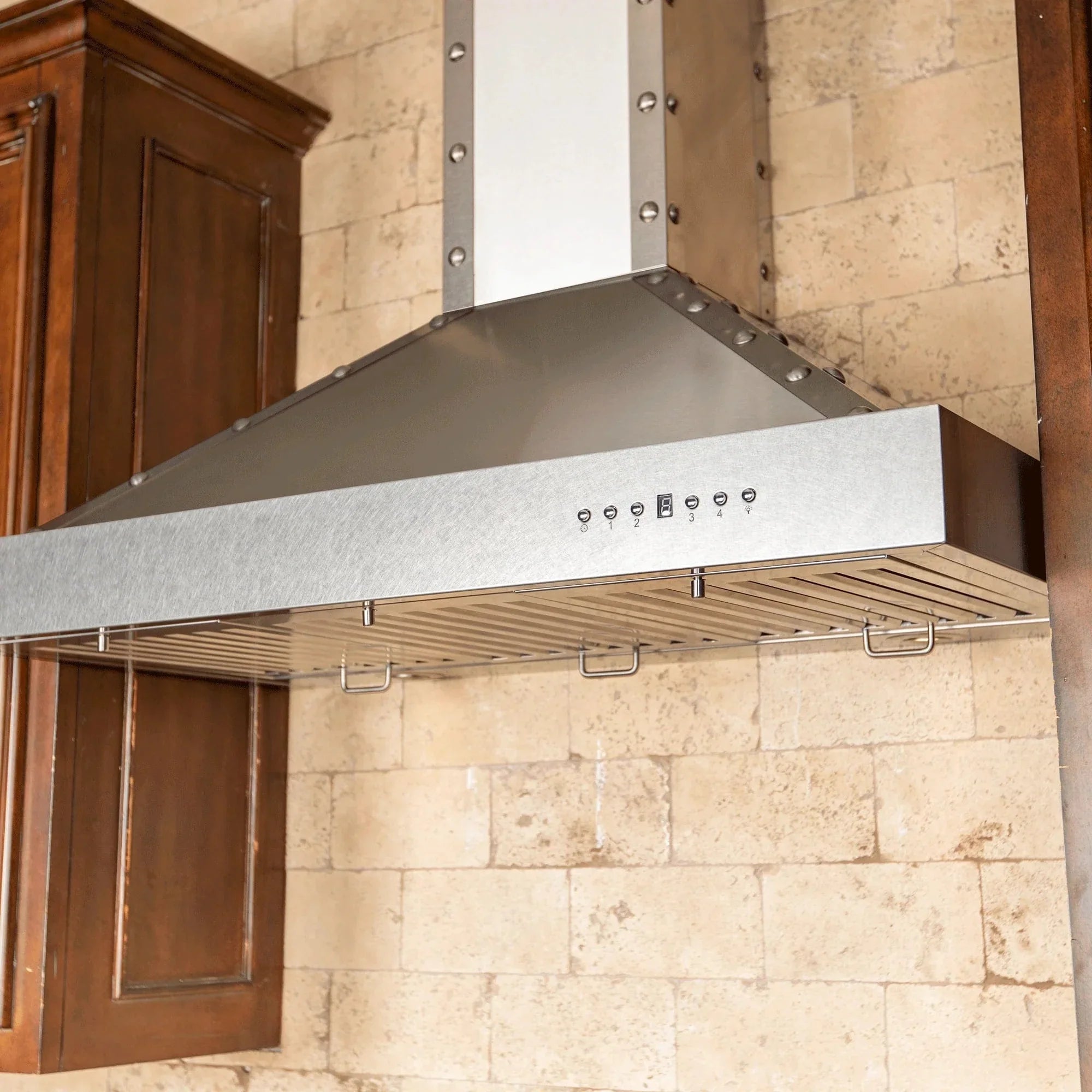 ZLINE 36" Designer Series Stainless Island Range Hood, KB2i-4SSXS-36