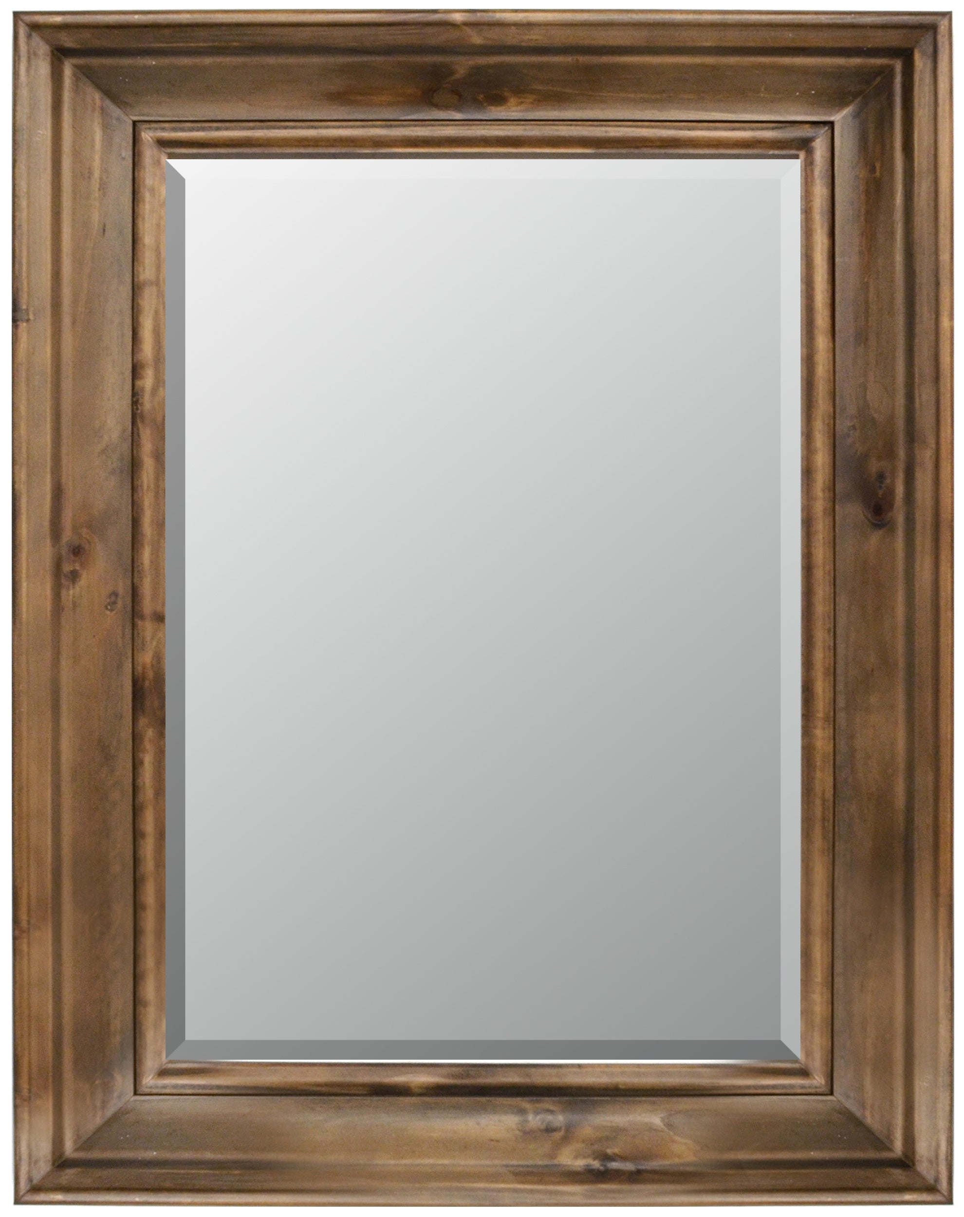 American Woodland Mirror 24x36 Wood Tone