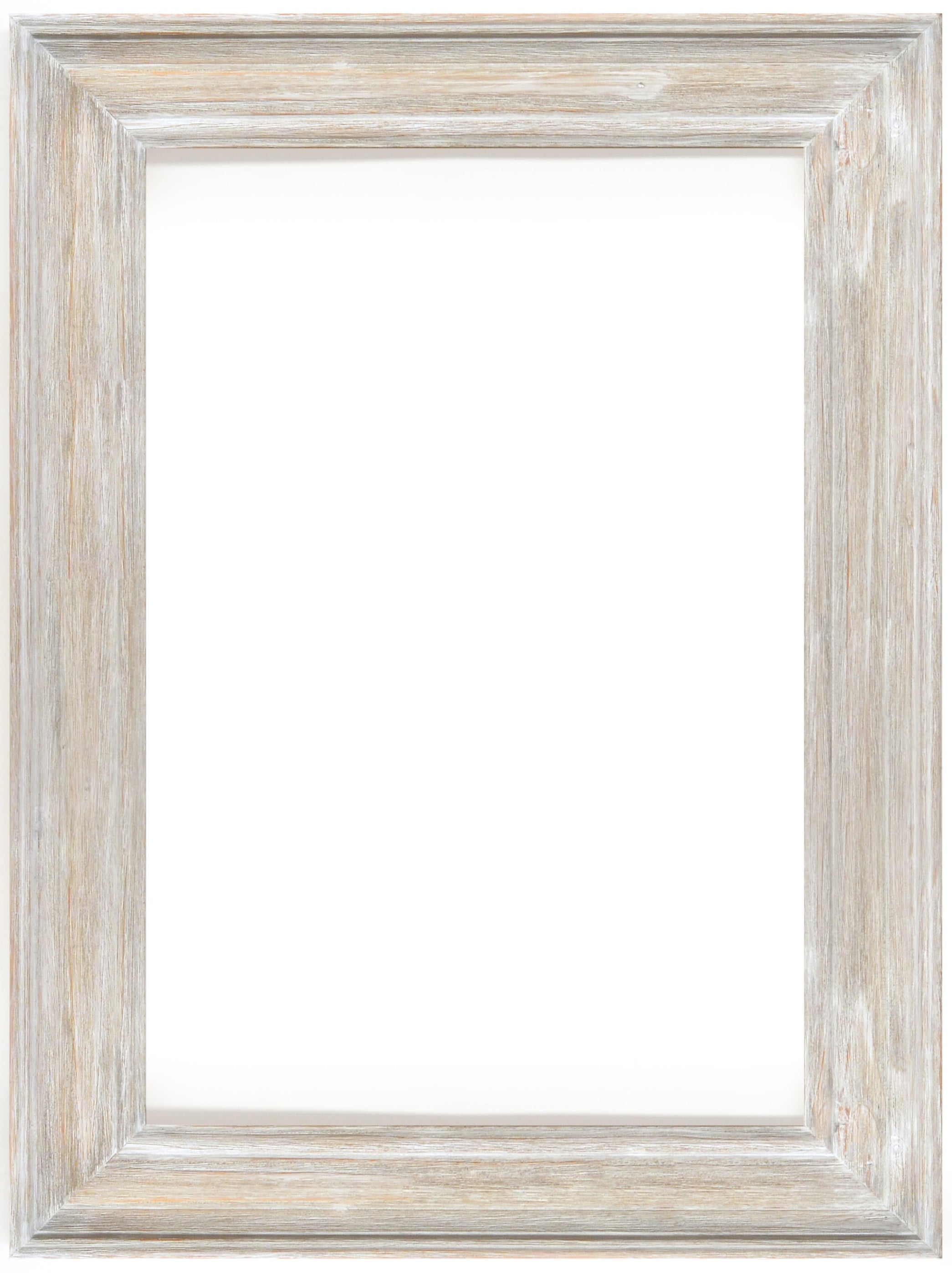 Misty Woods Frame 24x36 Distressed White Wash