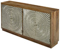 Modern Mango Aluminum Credenza
