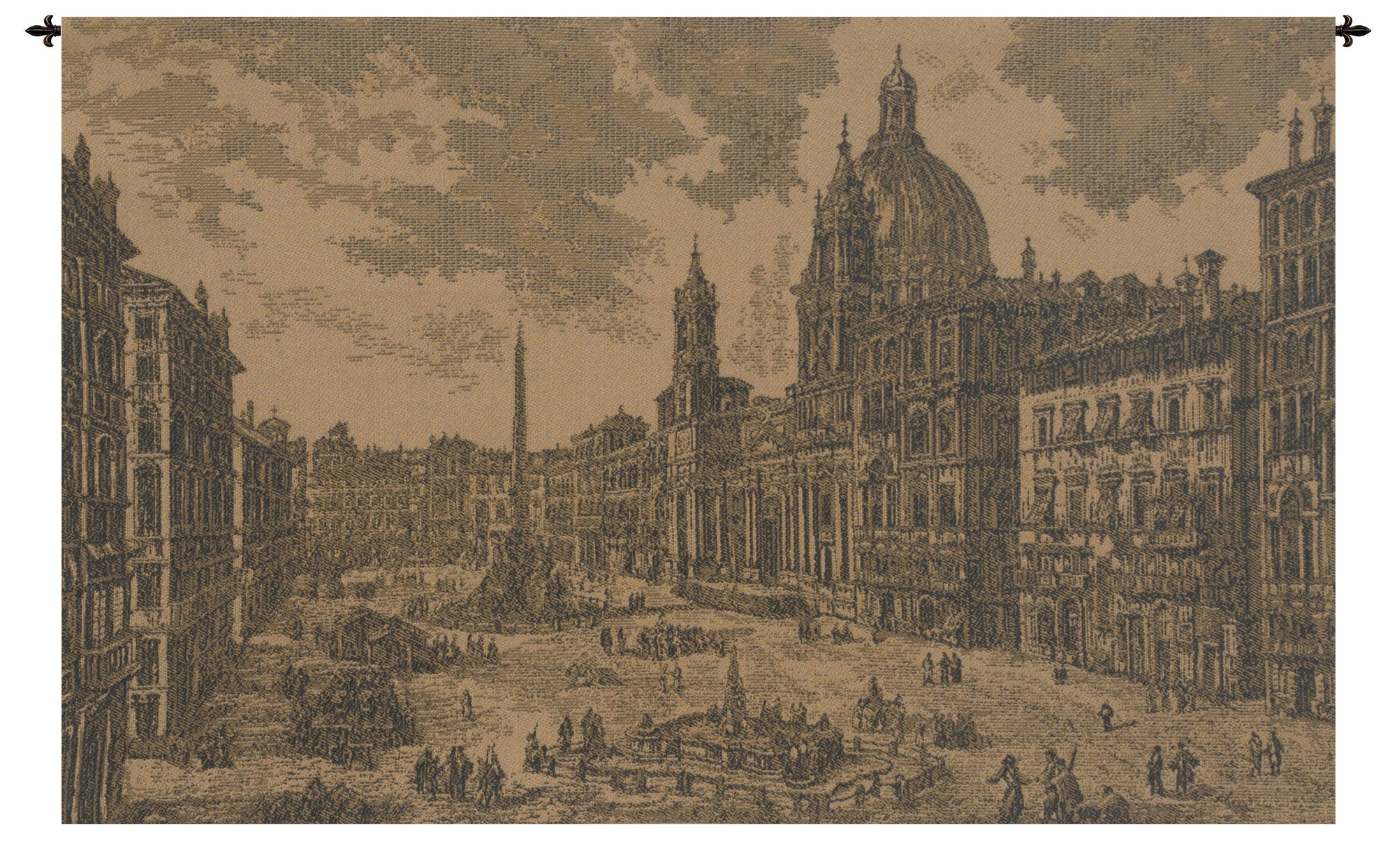 Navona Square II Italian Tapestry