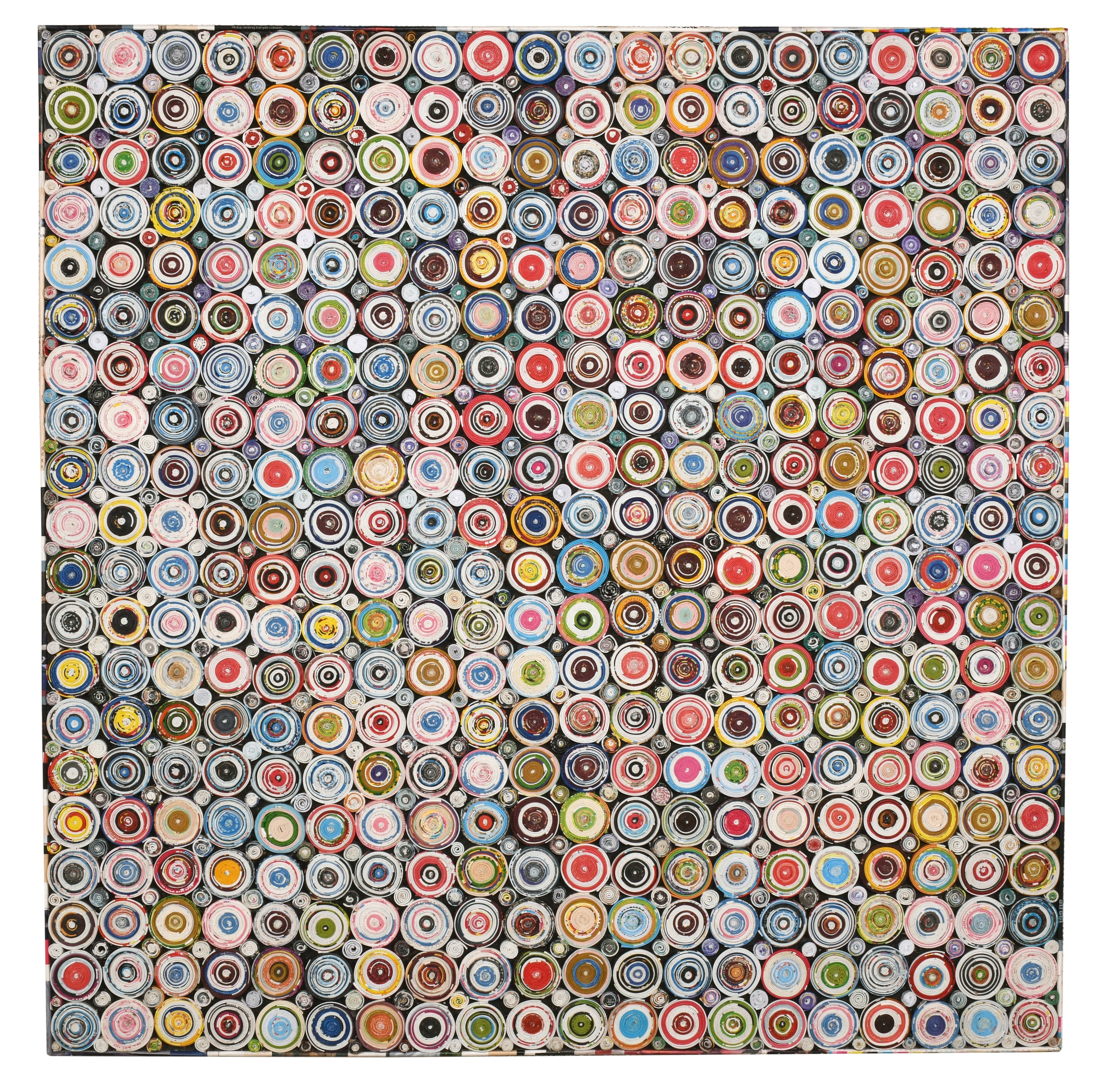 quilled Coiled Wall Art 40 X 40 Inches