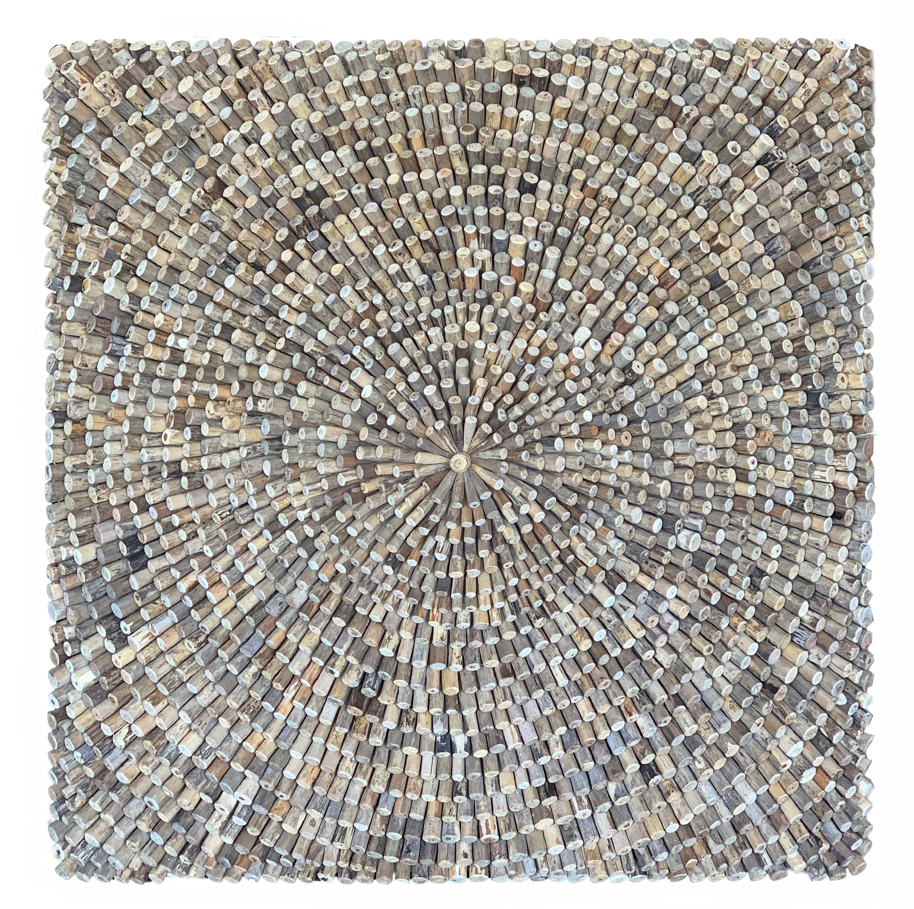 Wood Wall Art Large Square 60 Inch