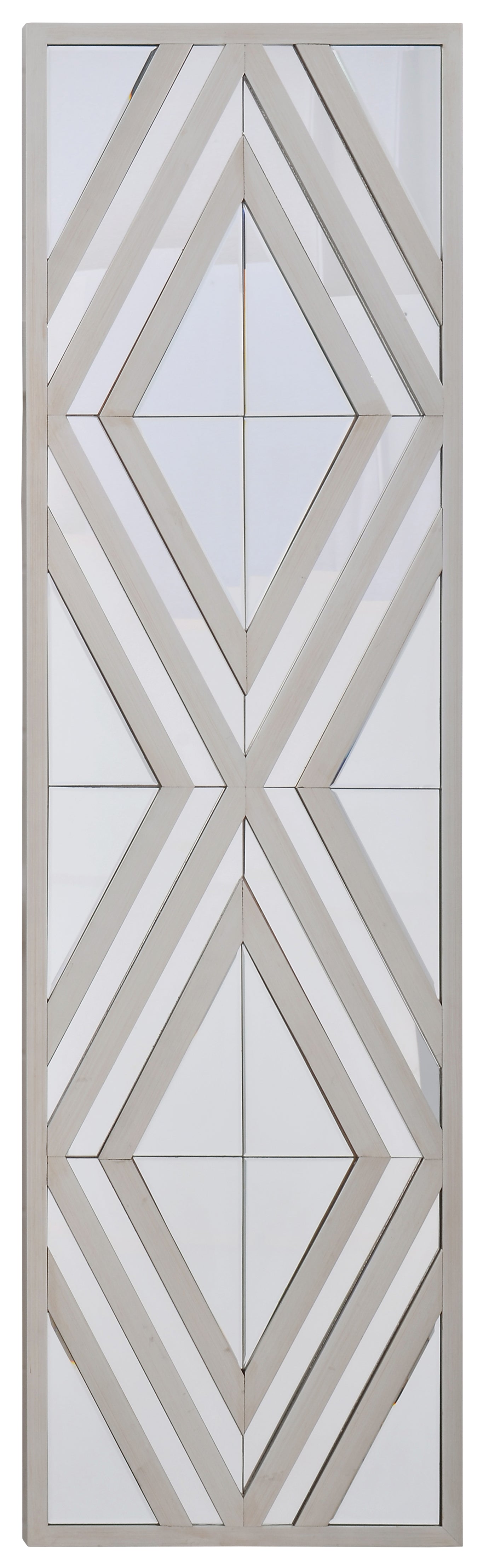 Silver Aspen Diamond 72" Mirror