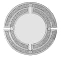 Round Glass Mirror